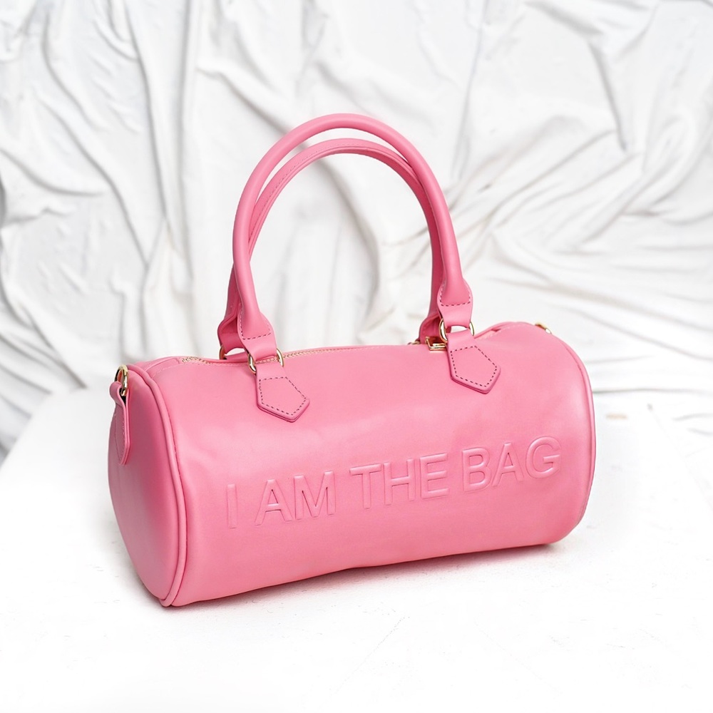 The RD “I AM THE BAG” Cylinder Bag - Bubble Gum